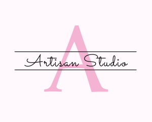 Feminine Cursive Salon logo design