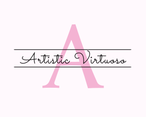 Feminine Cursive Salon logo design