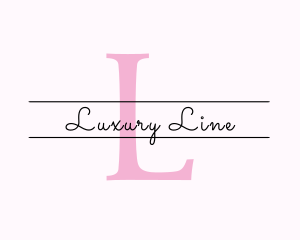 Feminine Cursive Salon logo design