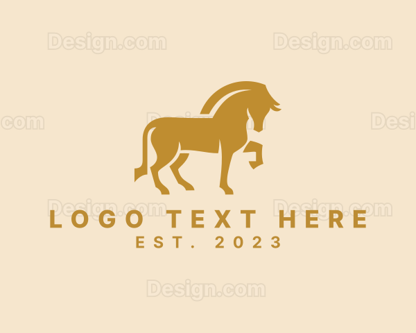 Trojan Horse Walking Logo