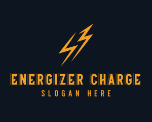 Lightning Energy Bolt logo design