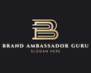 Luxury Business Letter B logo design