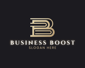 Luxury Business Letter B logo design