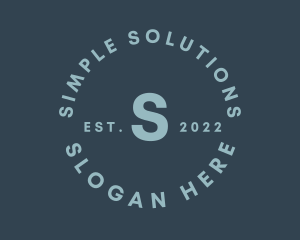 Simple Modern Business logo design