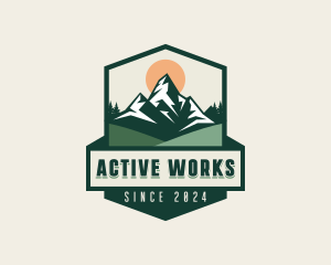 Peak Mountain Trekking logo design