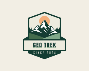 Peak Mountain Trekking logo design