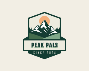 Peak Mountain Trekking logo design