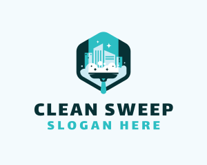 Building Squeegee Cleaning logo design