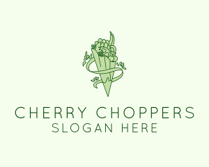 Organic Produce Grocery logo design