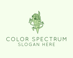 Organic Produce Grocery logo design