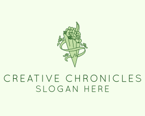 Organic Produce Grocery logo design