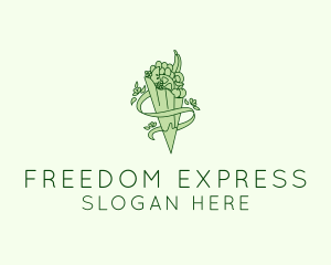 Organic Produce Grocery logo design