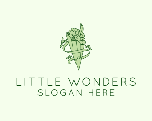 Organic Produce Grocery logo design