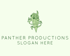 Organic Produce Grocery logo design