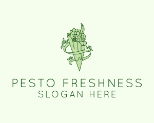 Organic Produce Grocery logo design