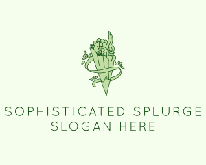 Organic Produce Grocery logo design