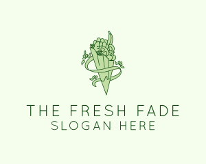 Organic Produce Grocery logo design