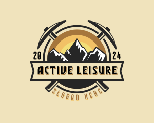 Outdoor Mountaineering Adventure logo design