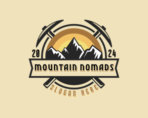 Outdoor Mountaineering Adventure logo design