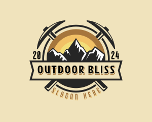 Outdoor Mountaineering Adventure logo design