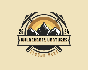 Outdoor Mountaineering Adventure logo design