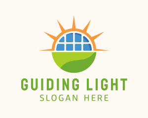 Renewable Solar Sunlight  logo design