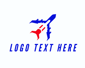 Flight - Aviation Airplane Flight logo design