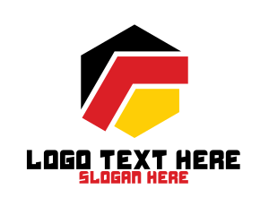 Modern Germany Hexagon logo