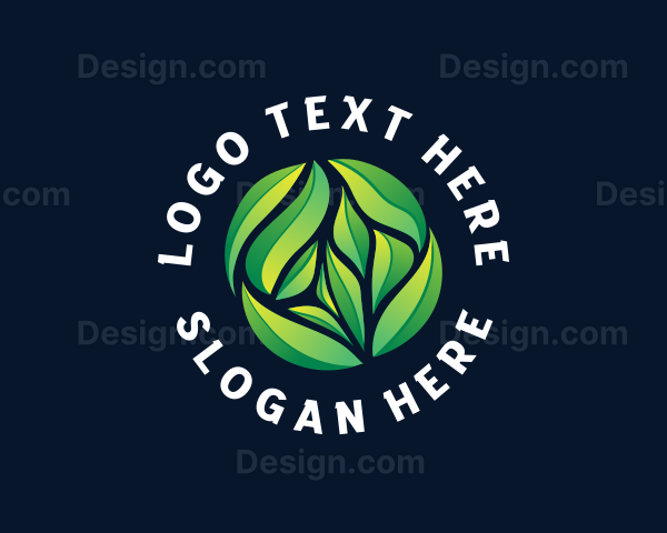 Natural Leaves Landscaping Logo