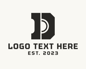 Masculine Letter D Industrial Business logo