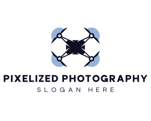 Drone Camera Surveillance logo design