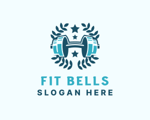 Dumbbell Gym Fitness logo design