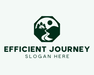 Forest Cabin House logo design