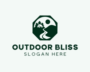 Forest Cabin House logo design