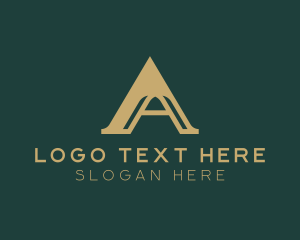 Industrial Business Arch Letter A logo