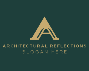 Industrial Business Arch Letter A logo