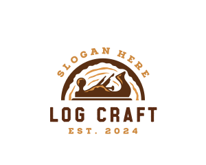 Lumber Craft Planer logo design