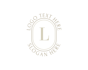 Stylish Oval Beauty logo