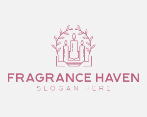 Handmade Scented Candle logo design