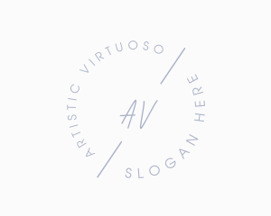 Minimalist Round Boutique logo design