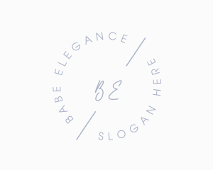 Minimalist Round Boutique logo design