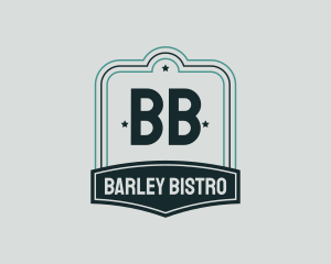 Bar Pub Bistro Badge logo design