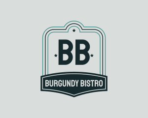 Bar Pub Bistro Badge logo design