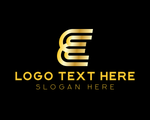 Modern - Finance Banking Letter E logo design