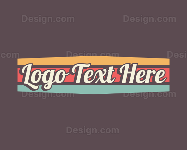 Retro Script Workshop Logo