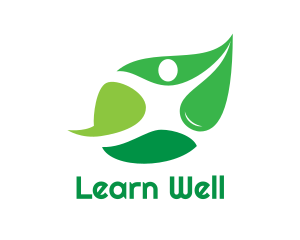 Leaf Human Wellness logo design