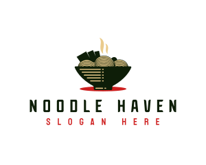 Ramen Noodle Bowl logo design