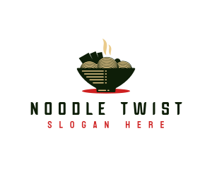 Ramen Noodle Bowl logo design