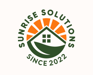 Sunrise House Real Estate  logo design