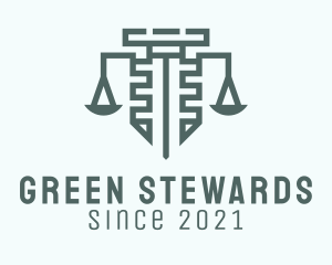 Green Fortress Law Firm logo design